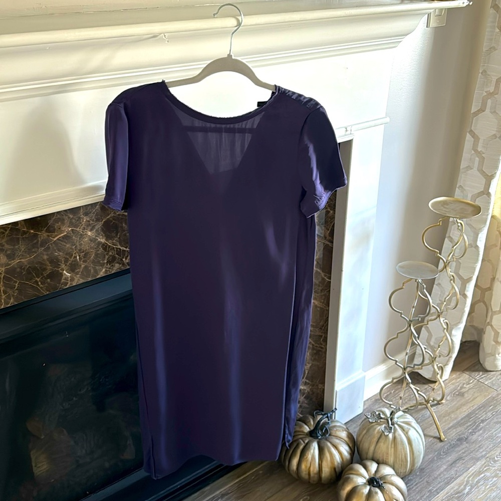 Theory silk shift dress